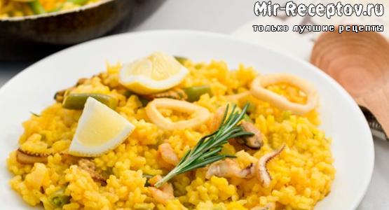 Домашний рецепт для любителей даров моря
