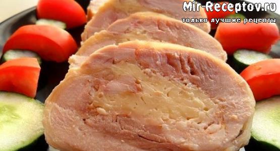 Рецепт куриных рулетов с сыром