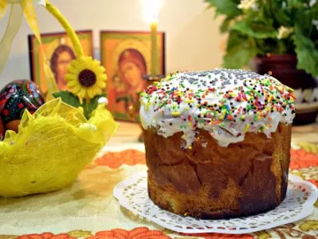 Приготовление кулича