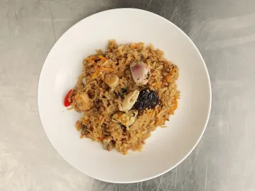 Плов с морепродуктами