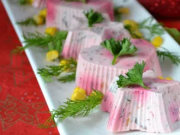 Закуска из свёклы с сельдью