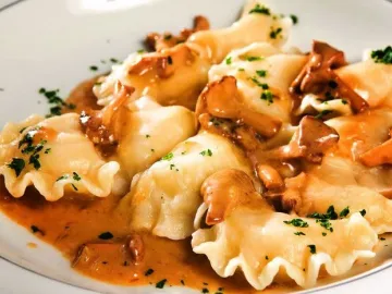 Вареники с картошкой и грибами