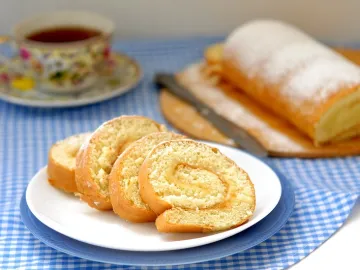Как приготовить лимонный рулет к чаю